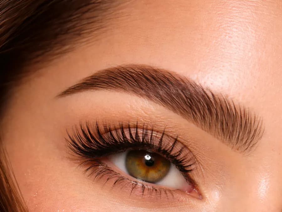 Ombré brow sculpting at the Unlimited Nail Systems eyebrow bar in Sugar Land, TX