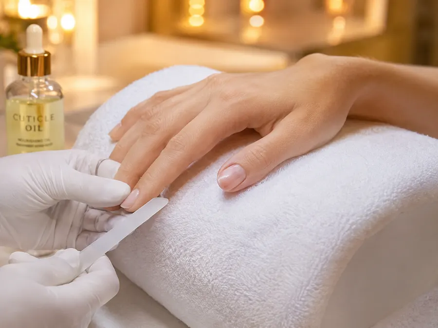 Mani01, basic, manicure by Unlimited Nail Systems in Sugar Land, TX
